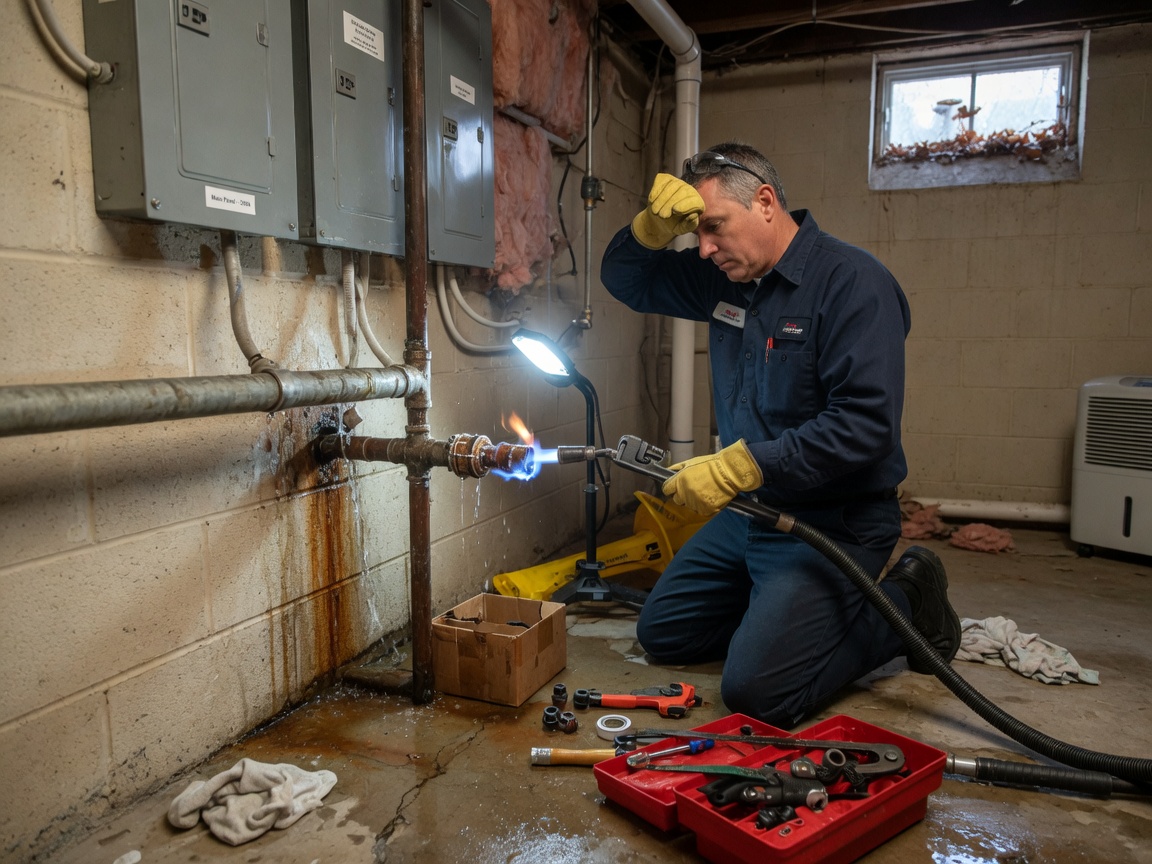 Burst Pipe Repair in West McLean, VA 22101