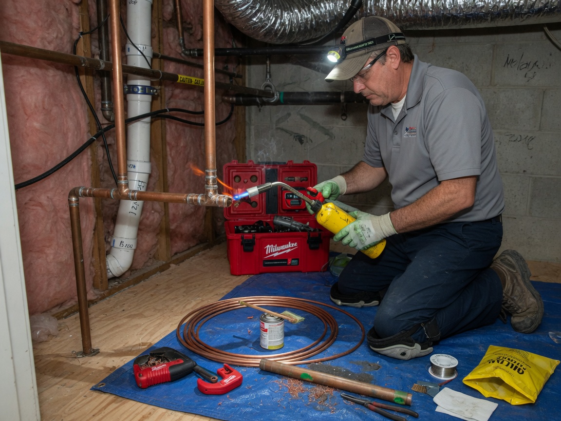 Burst Pipe Repair in Broyhill-McLean Estates