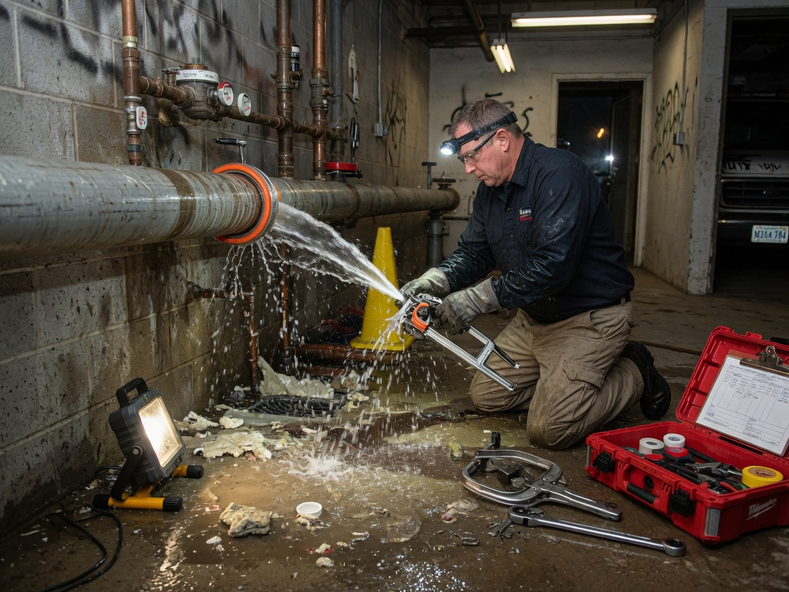 Emergency Burst Pipe Repair in McLean, VA