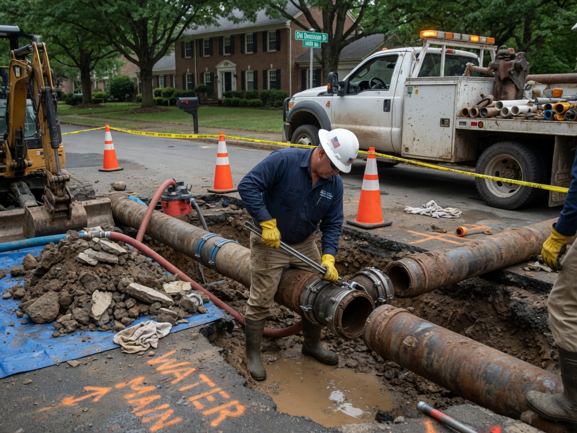 Burst Pipe Repair in Chesterbrook