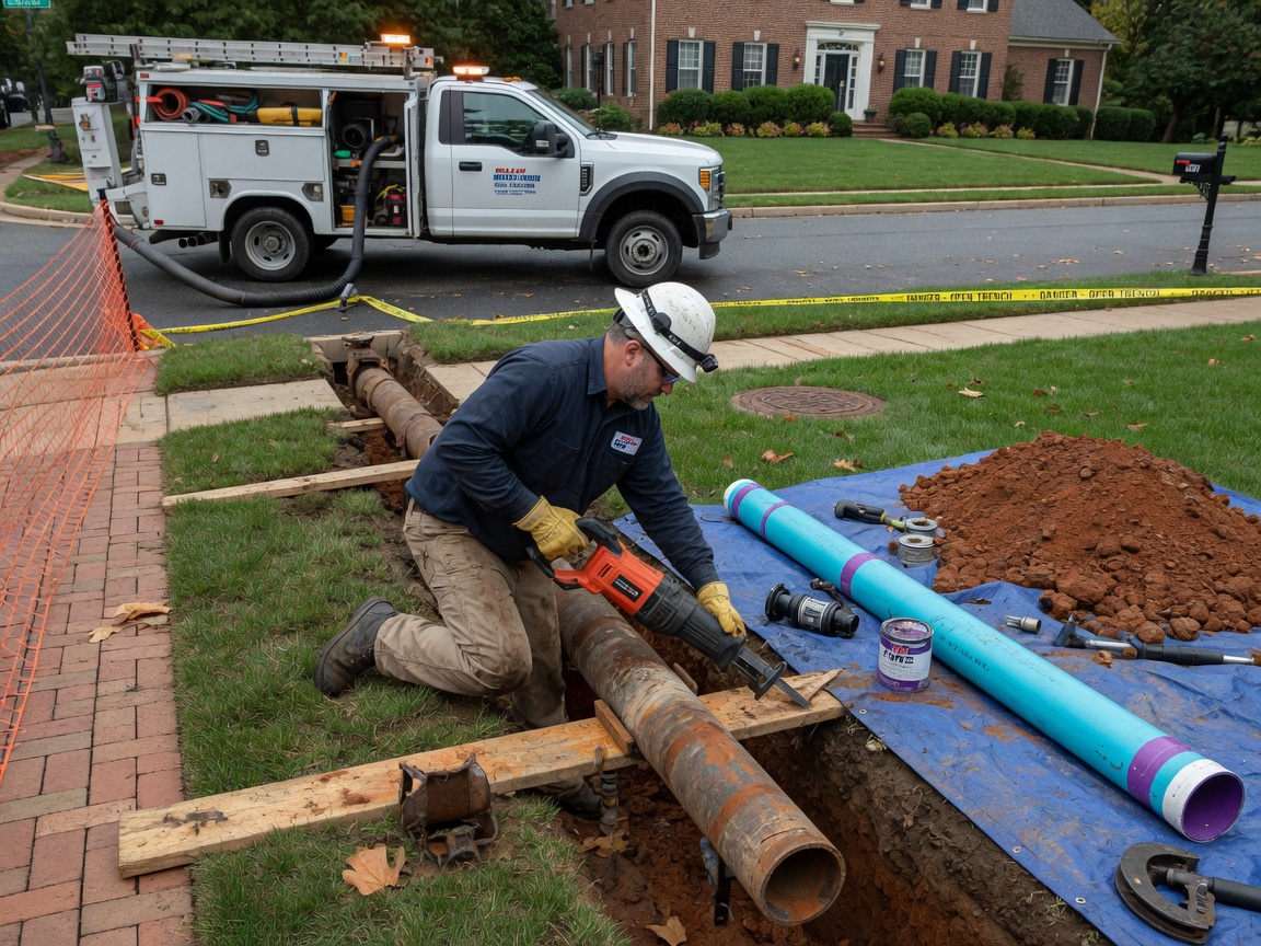 Burst Pipe Repair in Salona Village, VA 22101
