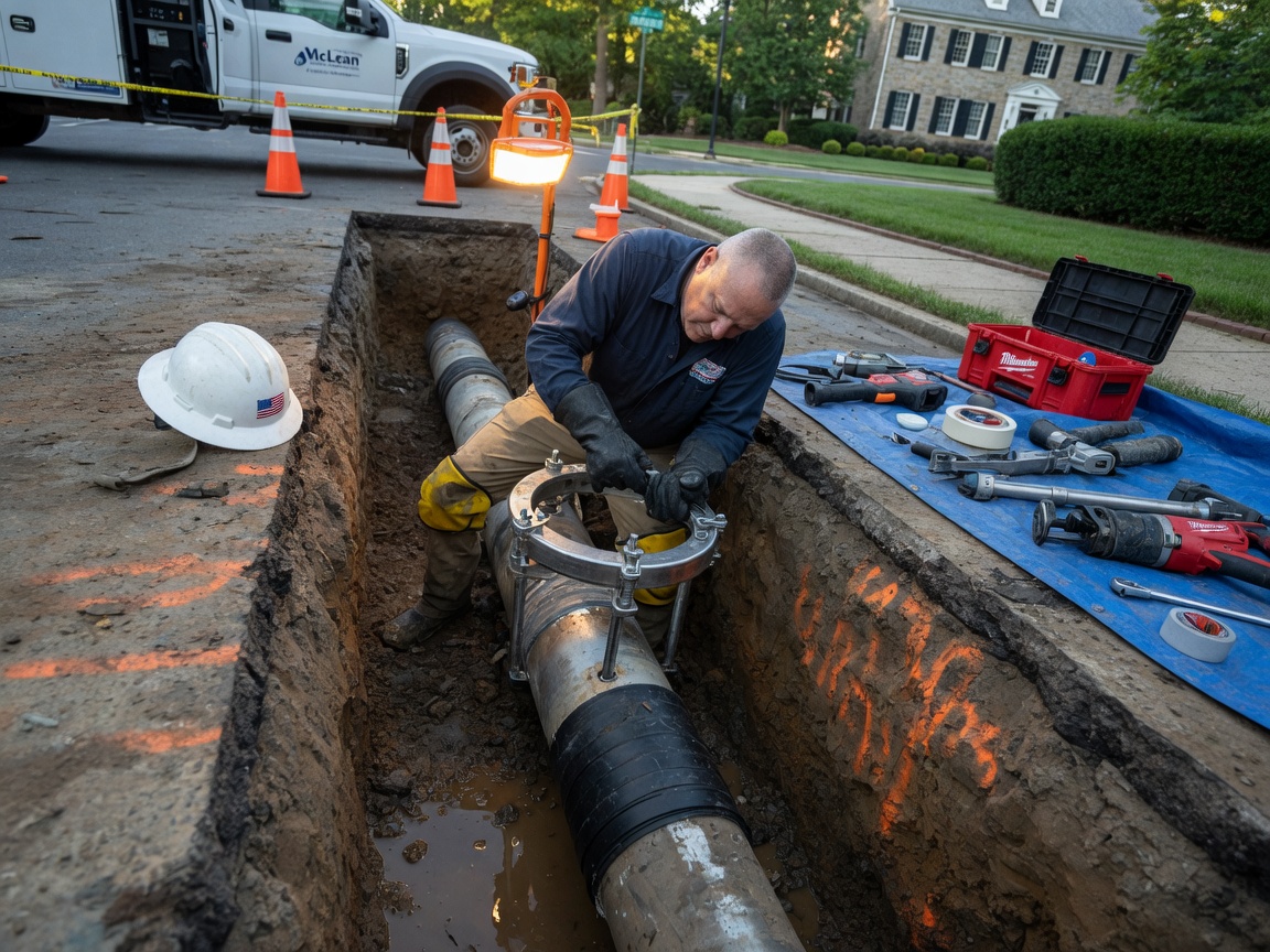 Water Pipe Repair in McLean, VA